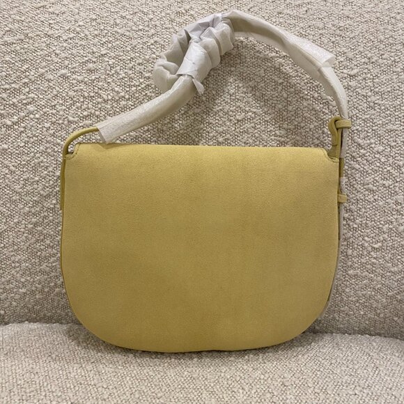 New with Tag Madewell The Dakota Saddle Bag in 'Iced Lemon' - Picture 4 of 6